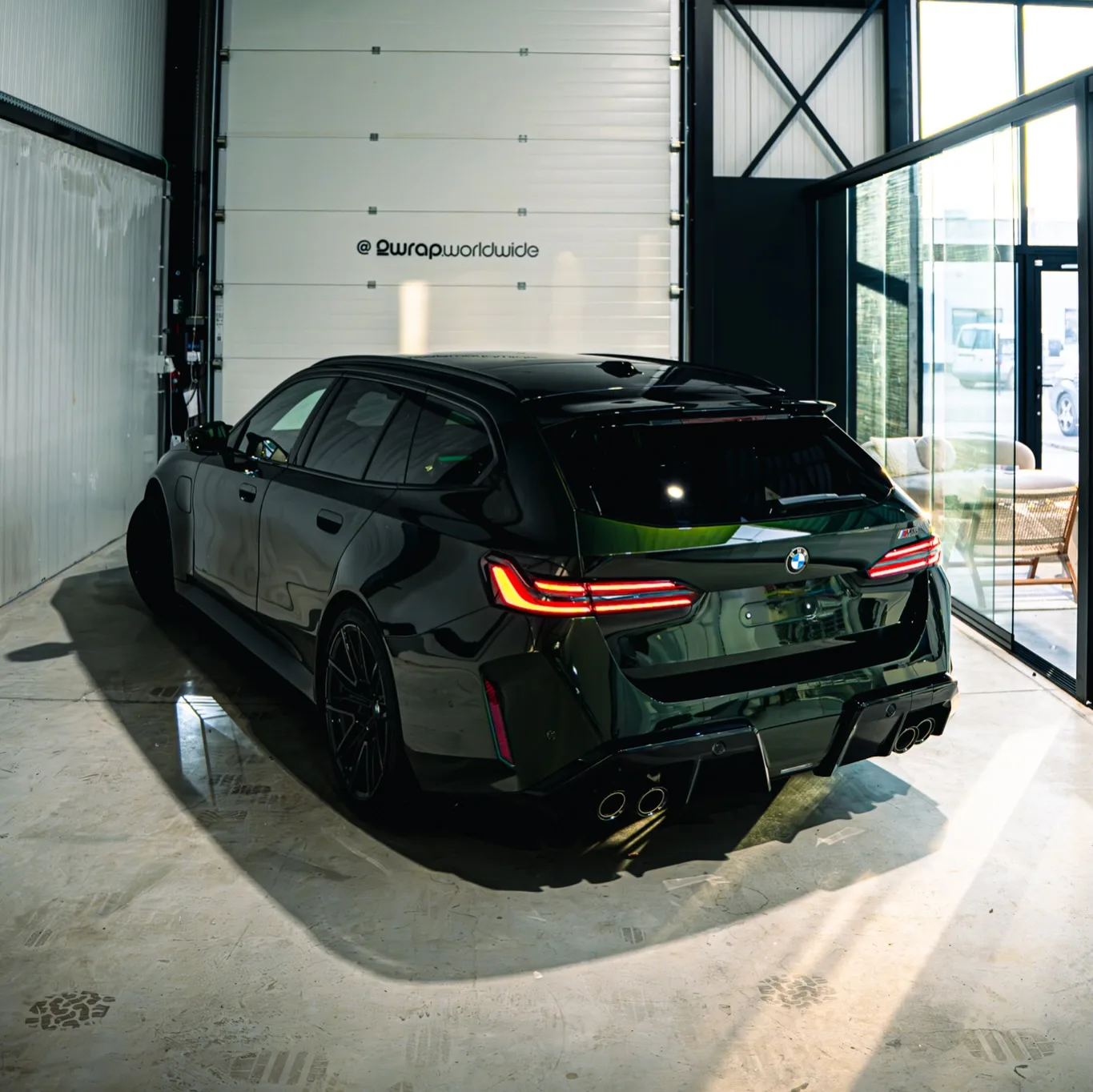 BMW M5 Touring in Individual San Remo Green met Full Front PPF en keramische coating