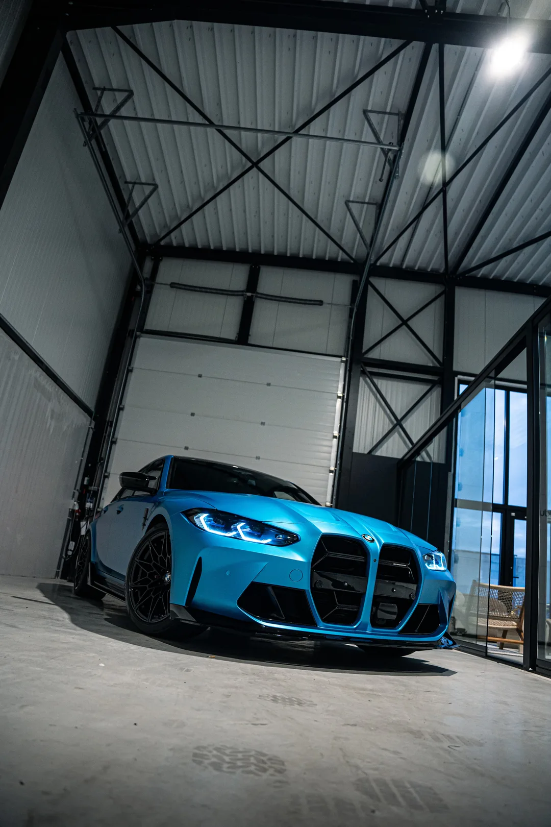 BMW M3 Competition gewrapt in Satin Ocean Shimmer door Verhagen Exclusive
